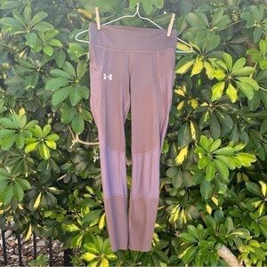 NEW Under Armour plum purple HeatGear high waist athletic tights leggings